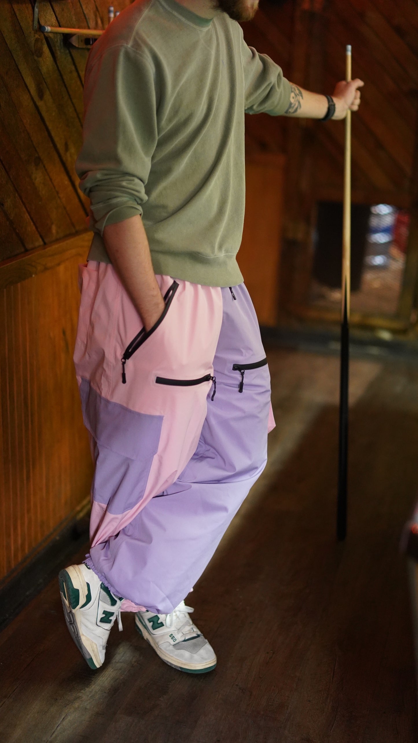 CWPO PANTS - COTTON CANDY (pink/purple)