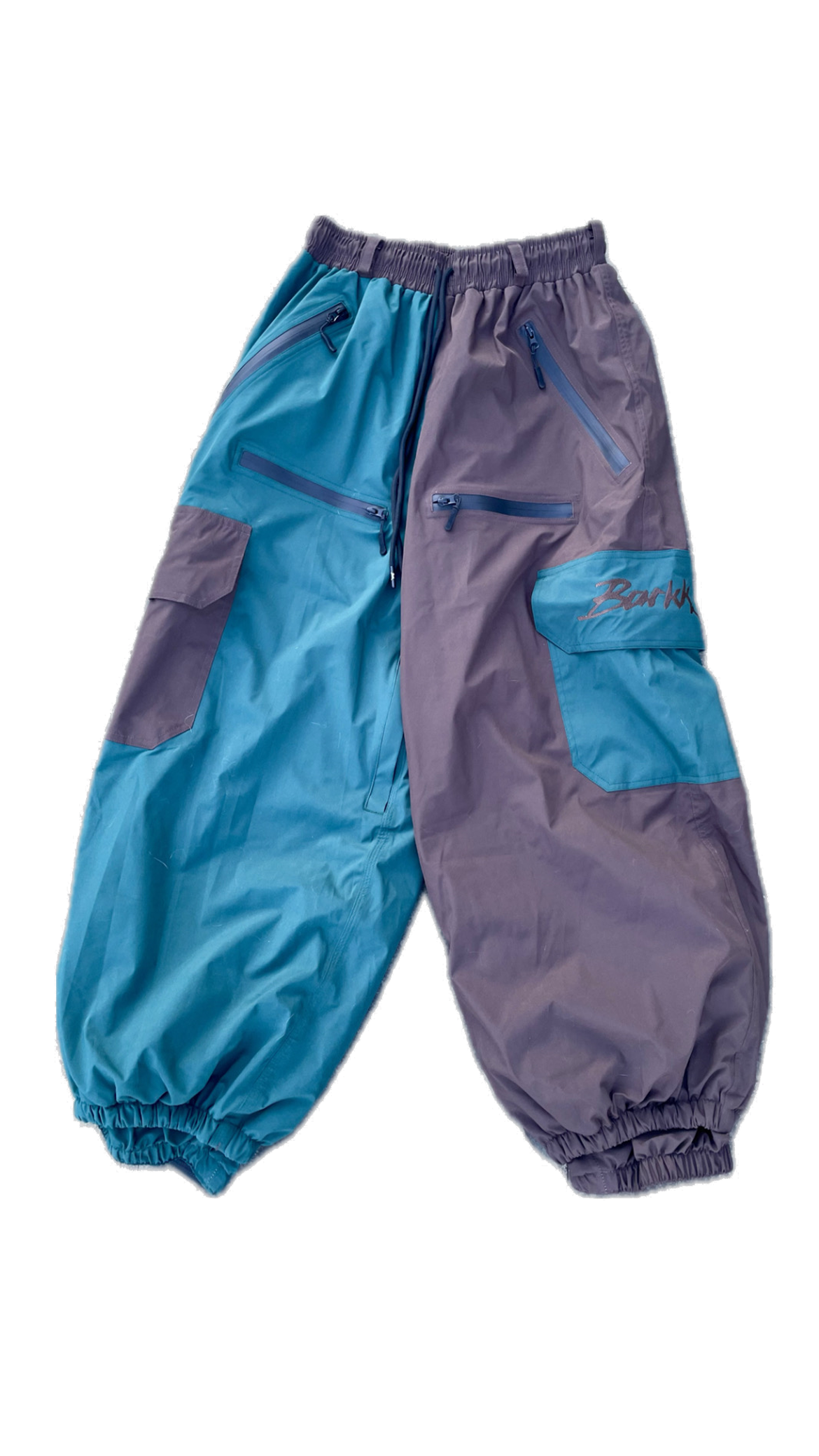CWPO PANTS - BILLIARD (green/blue & brown)