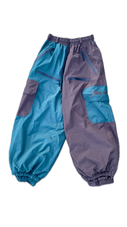 CWPO PANTS - BILLIARD (green/blue & brown)