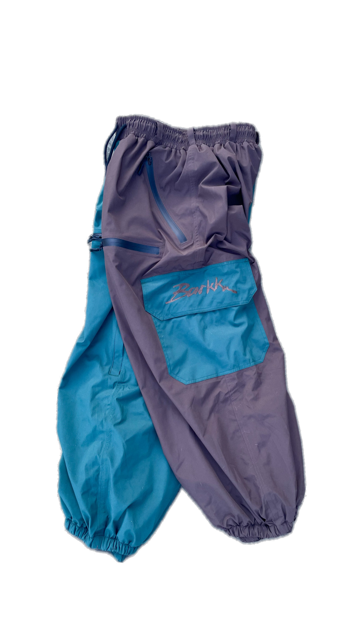 CWPO PANTS - BILLIARD (green/blue & brown)